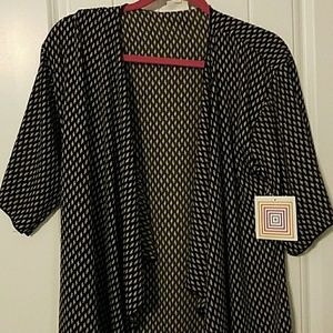 Lularoe kimono w/ fringe detail